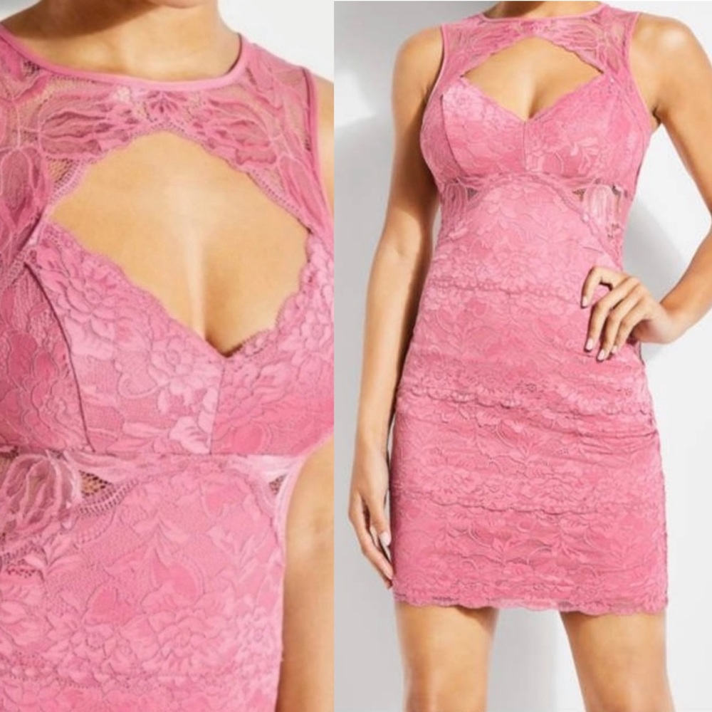GUESS Lace Mini Dress. Size x-small.